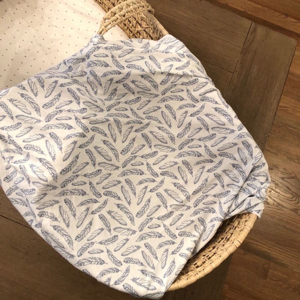 Copper pearl multi use nursing and car seat cover